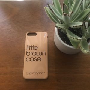 Bloomingdales “little brown” IPhone 7 Plus case